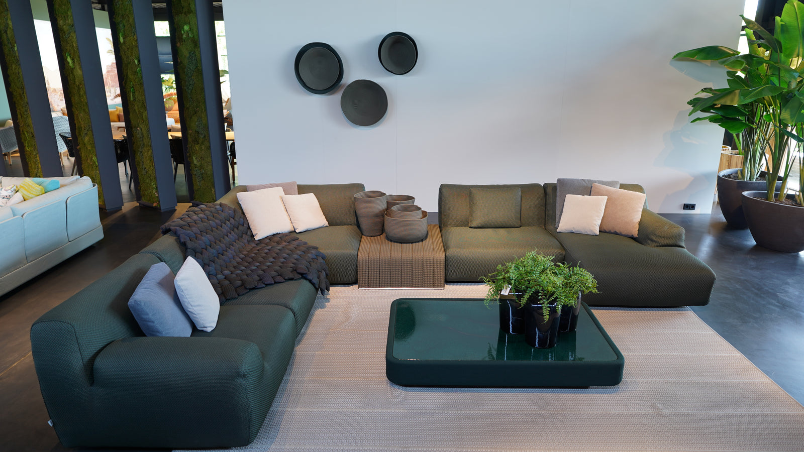 Paola Lenti - Sika set AC93 - 2 Bowls - Corda rope: T8313, set van 2 stuks