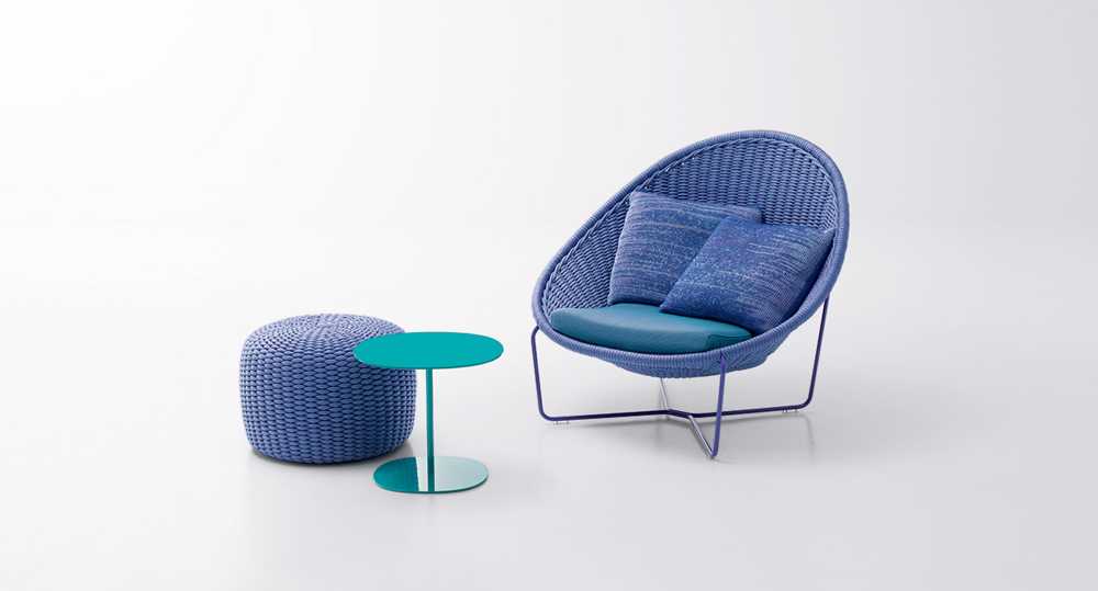 Paola Lenti - Nido Armchair incl. 4 kussens