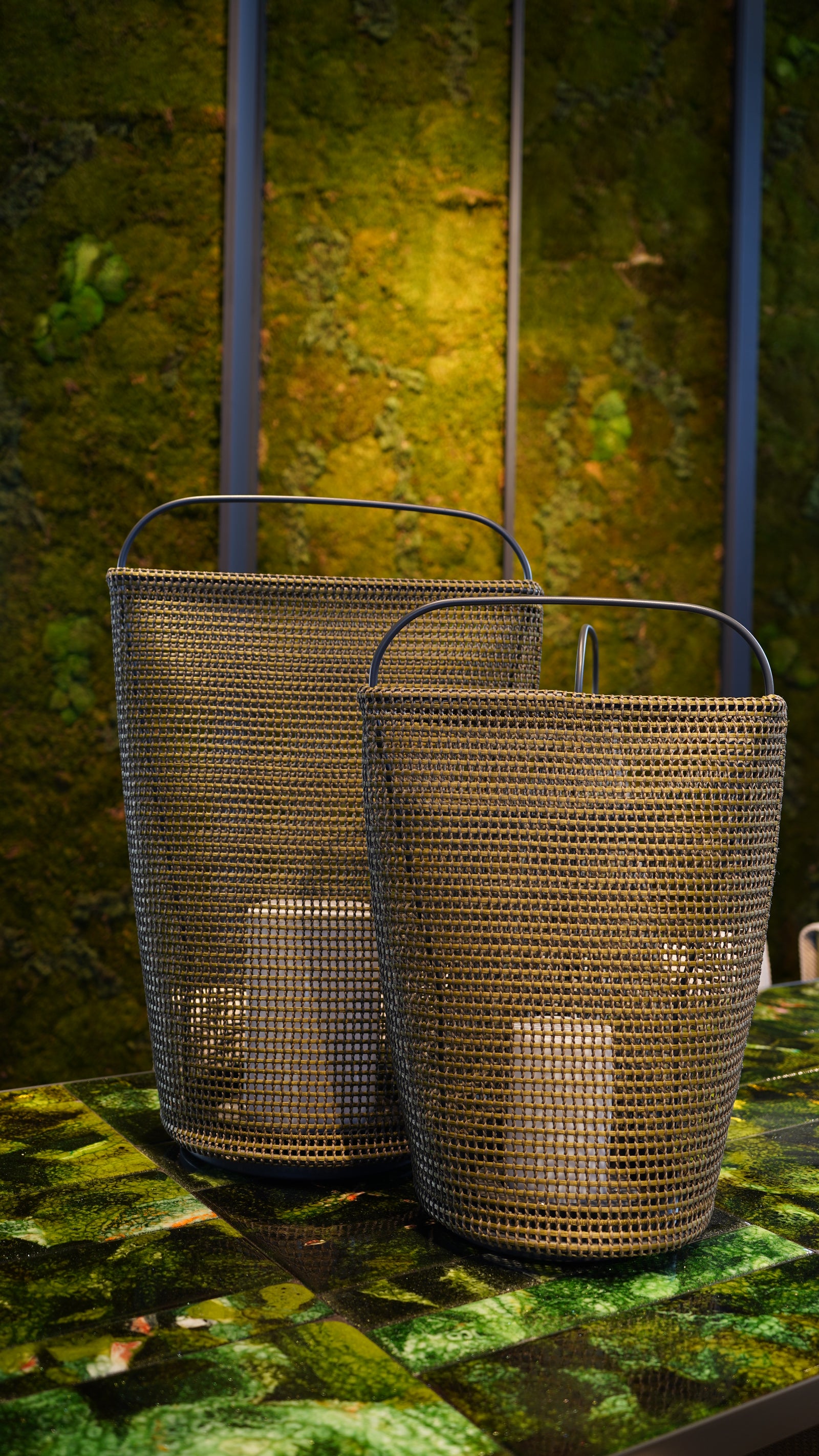 Paola Lenti - lanterna Medium AC353E, set van 2 stuks