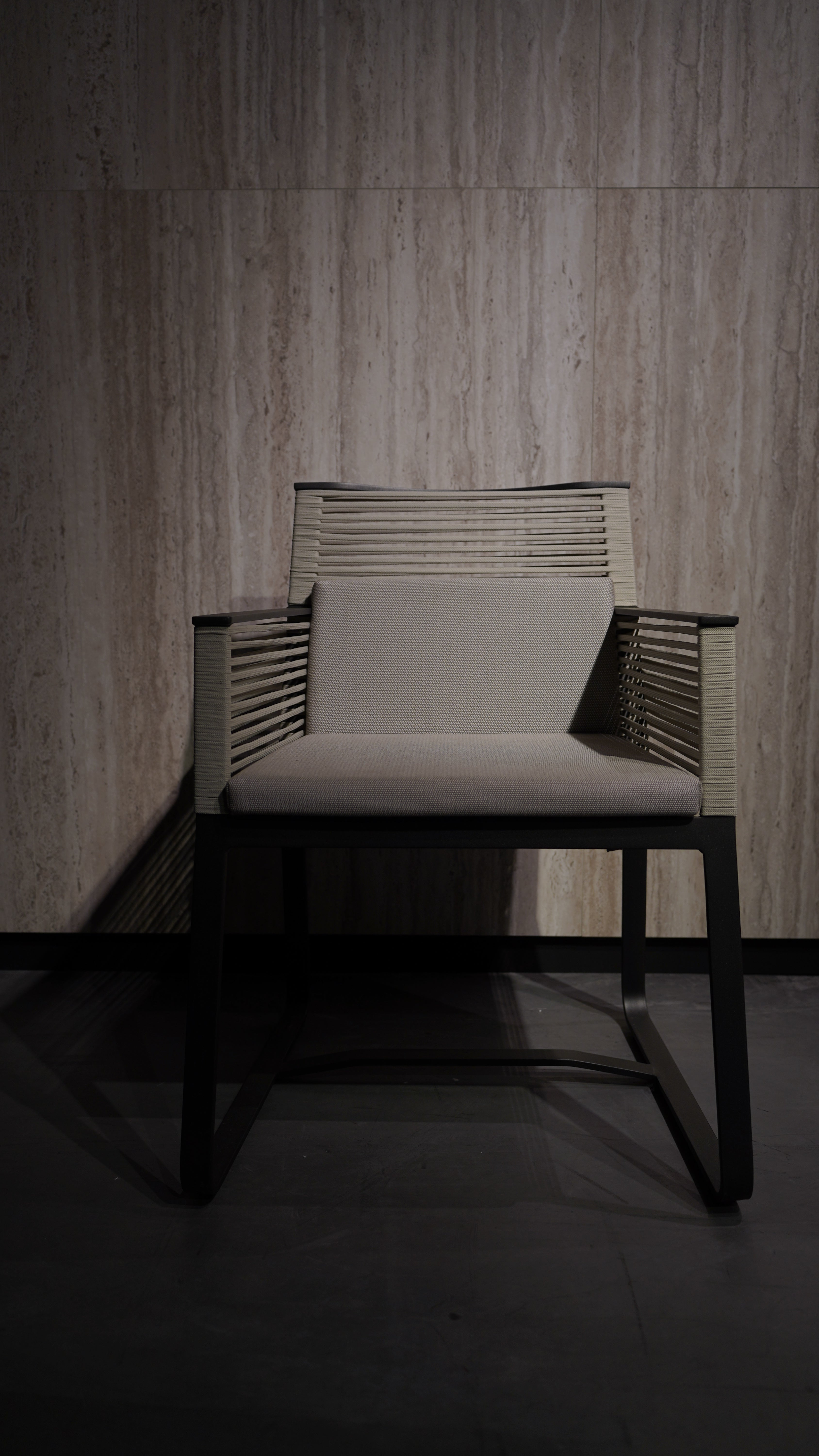 Kettal - Landscape stoel aluminium Rope Beige