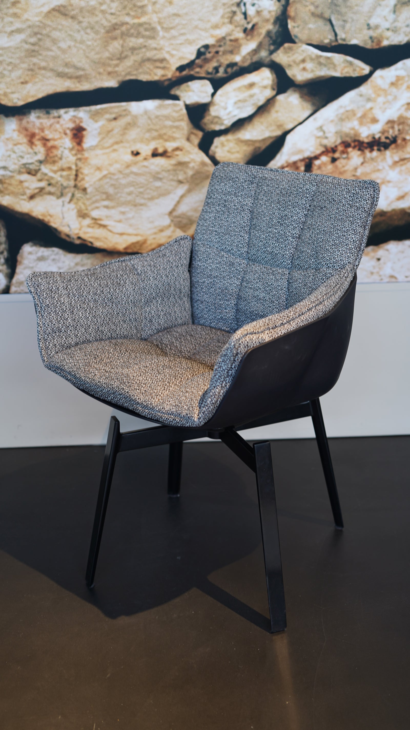 B&B Italia - Husk swivel chair with armrests cm 61 - set van 4