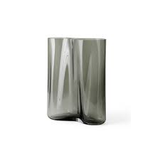 Audo Copenhagen - Aer Vase Low Smoke, 33 cm